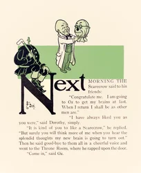 El Mago dando nuevos cerebros al Espantapájaros, de 